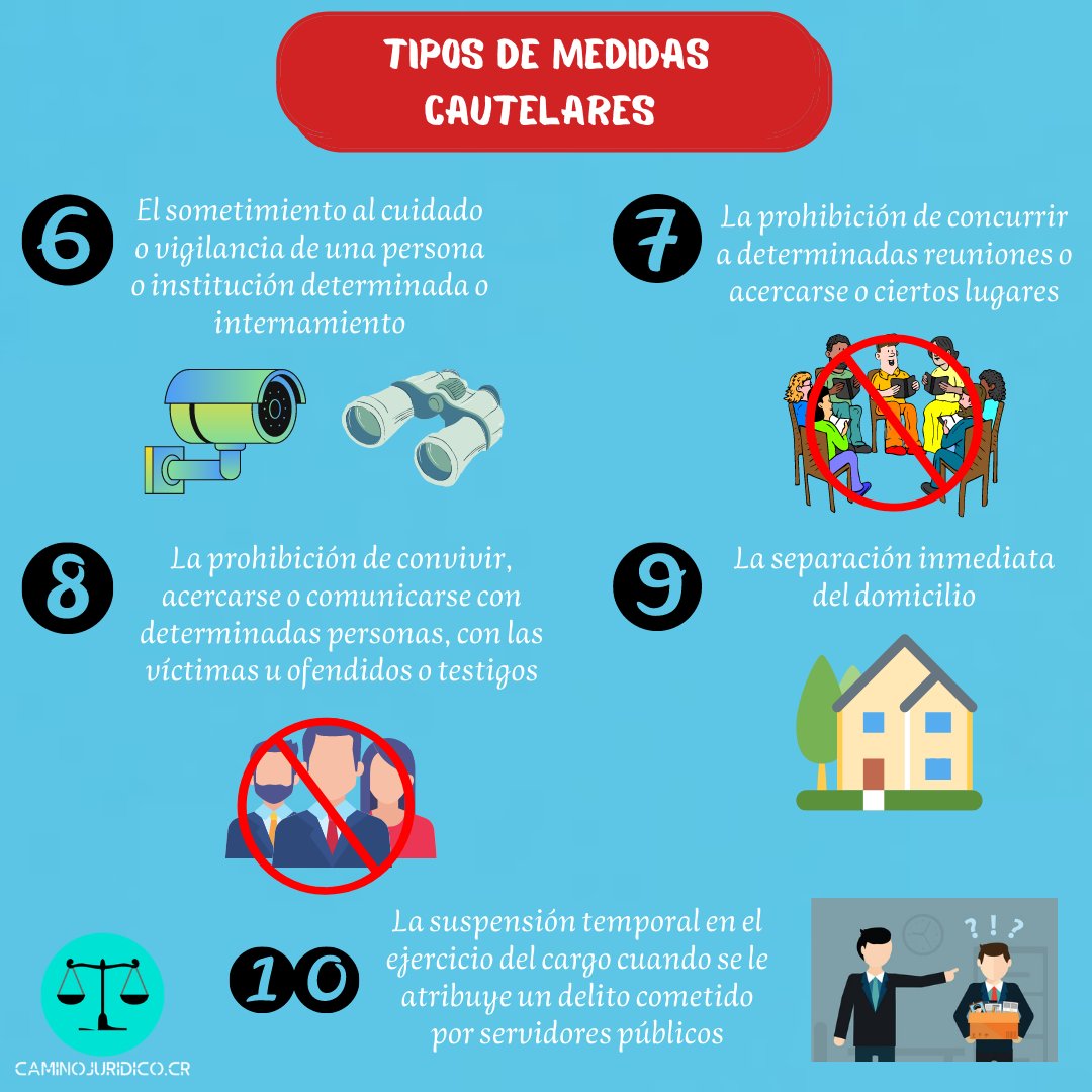 CaminojuridicoC's tweet photo. Medidas cautelares⚖
.
.
.
#Derecho #Ley #Law #Lawyer #Libertad #Derechopenal #MedidasCautelares #México #Abogado #Abogada https://t.co/Y1WWIAQejg