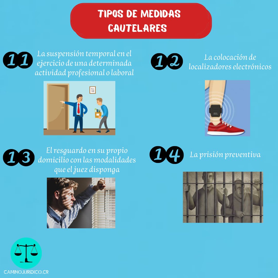 CaminojuridicoC's tweet photo. Medidas cautelares⚖
.
.
.
#Derecho #Ley #Law #Lawyer #Libertad #Derechopenal #MedidasCautelares #México #Abogado #Abogada https://t.co/Y1WWIAQejg