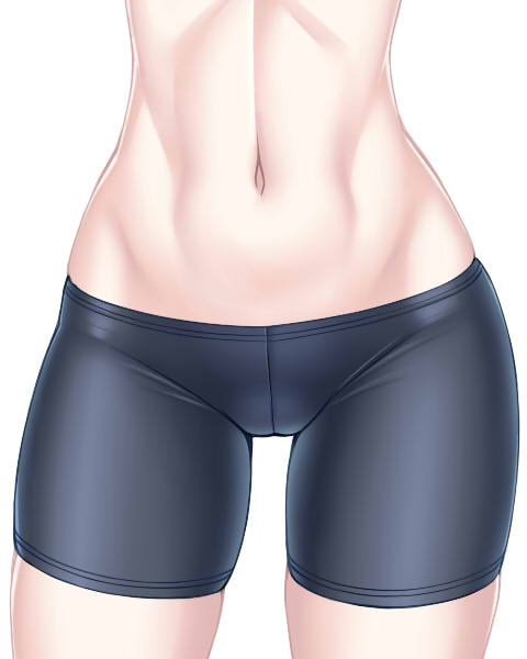 手を鈍らせないために描いたスパッツ 