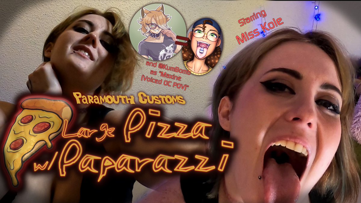ParaMouthPics's tweet photo. New Vore Custom starring @GoddessKole and @KumBomb is available now on Patreon! "Large Pizza w/ Paparazzi!"

Commissioned by @Maggietehsucc featuring their OC @MaxisizePhotos as the POV

Public release on July 2nd

https://t.co/HGt48gXtI2 https://t.co/YNFDt0nbcm