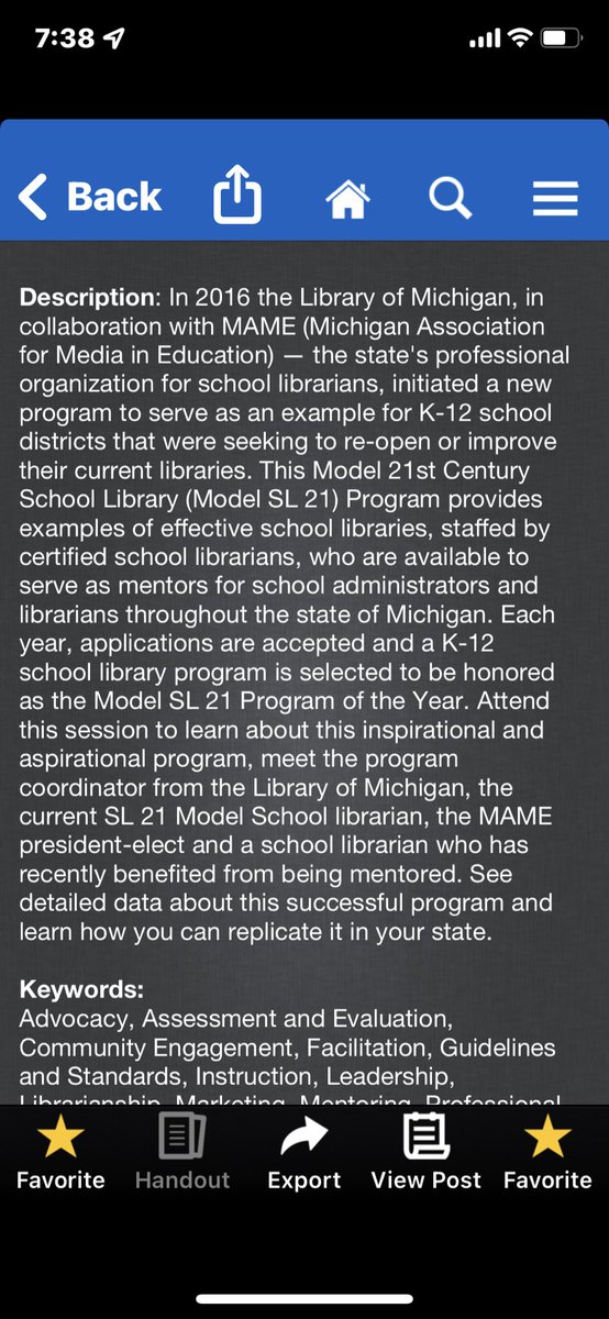 For all of my friends that are at ALA this week please feel free to stop by and check out our (Carma Dawn, Carrie Ann Betts, Karren Reish) poster session tomorrow at 11:30. We are proud to speak about the Michigan Model School Library Program.    #ALA2022￼