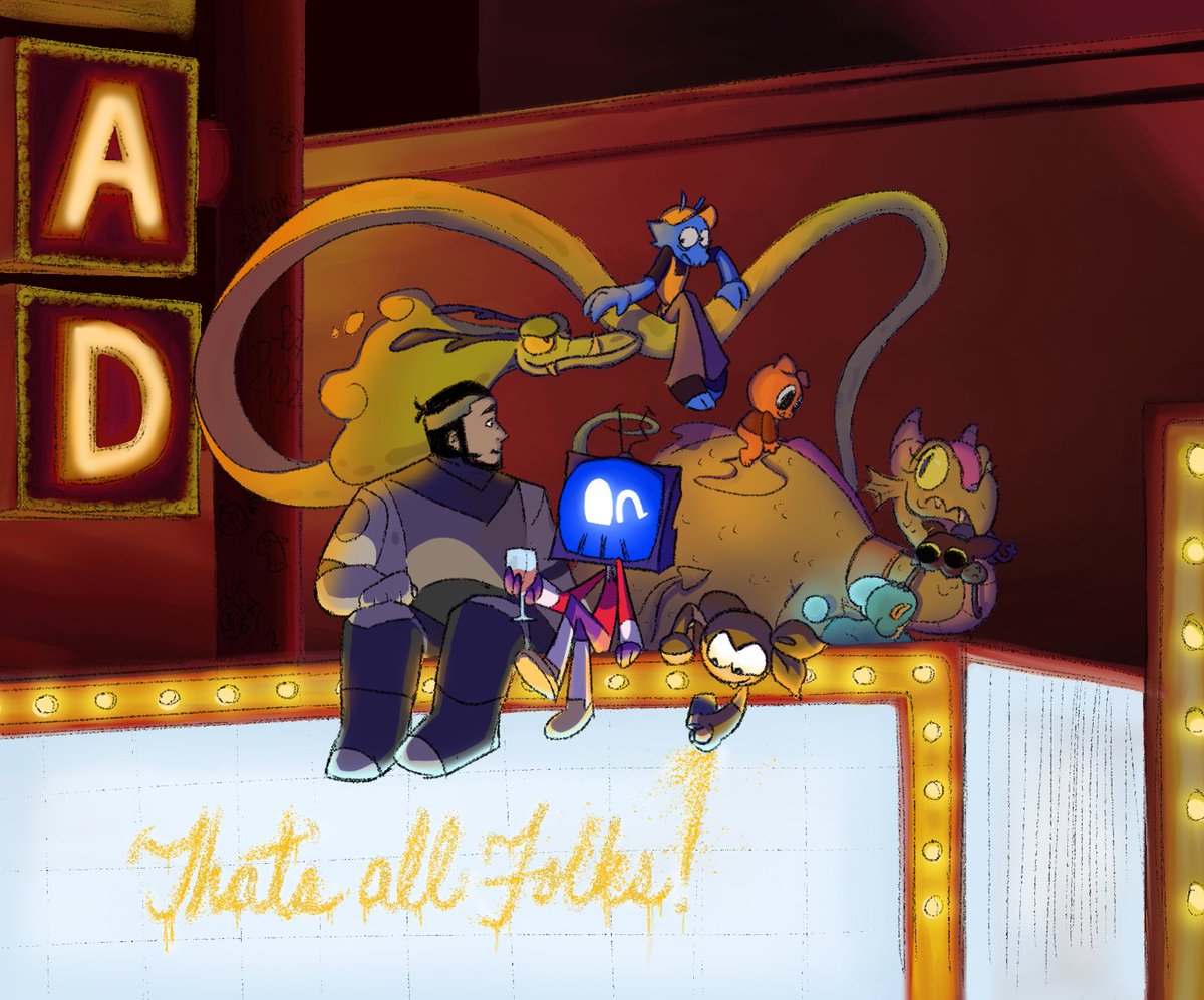 Final SCAD drawing! Had to draw these guys. love them all so much.