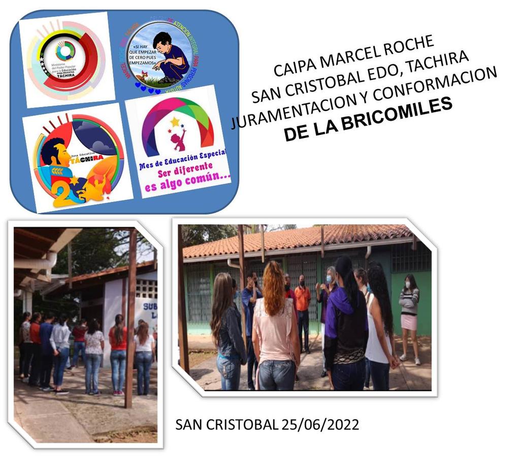 caipatachira's tweet photo. Conformación e instalación de las BRICOMILES en nuestro Centro de Atención Integral Para personas Autista #BricomilesMiEscuelaBella 
@_LaAvanzadora @NicolasMaduro @FreddyBernal @ZonaEducTachira @MPPEDUCACION https://t.co/7l8ExZbI4V
@EeTachira https://t.co/1Q5updmppX