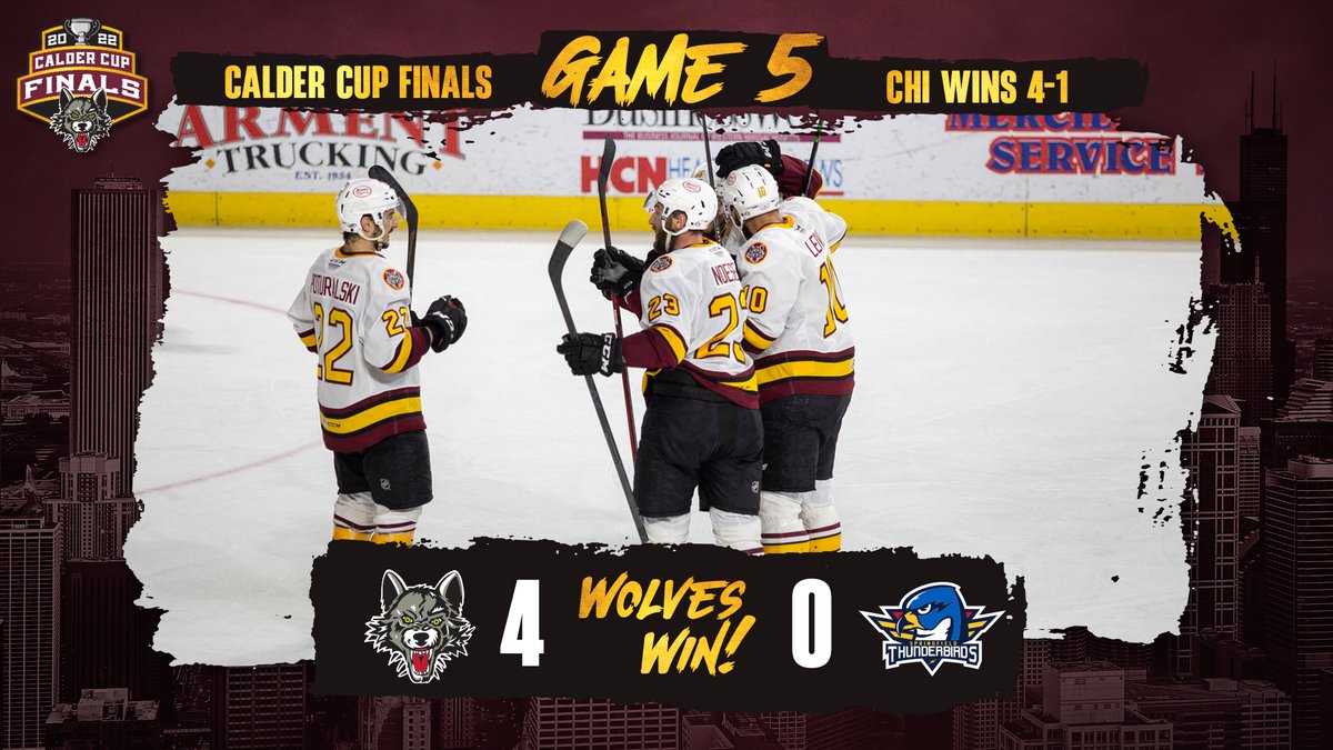 THAT'S A CALDER CUP CHAMPIONSHIP DUB. 🤠

no words.

#WeAreChicagosTeam