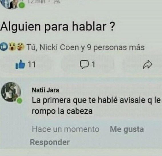 q paja chamuyar pasemos a la parte q me respondes los tweets asi