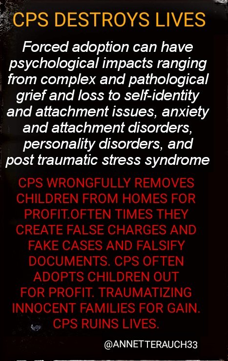ANNETTERAUCH33's tweet photo. CPS RUINS LIVES. https://t.co/mTg2LdnwCK