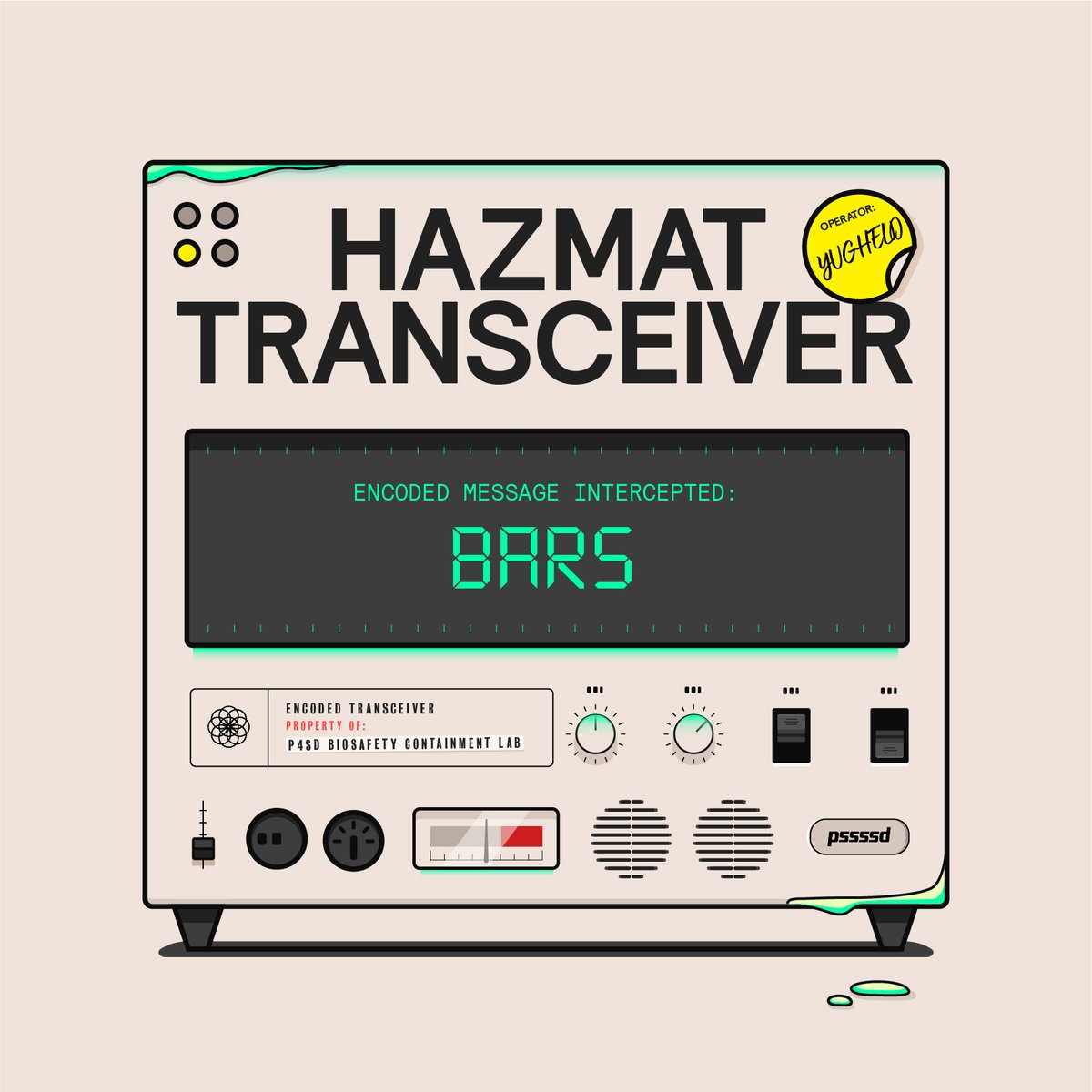 We've intercepted encoded messages from the lab. Help us find the answer to reveal 7 new traits - Codebreakers who solve these messages first will become test subjects. #posse #pssssdtraits