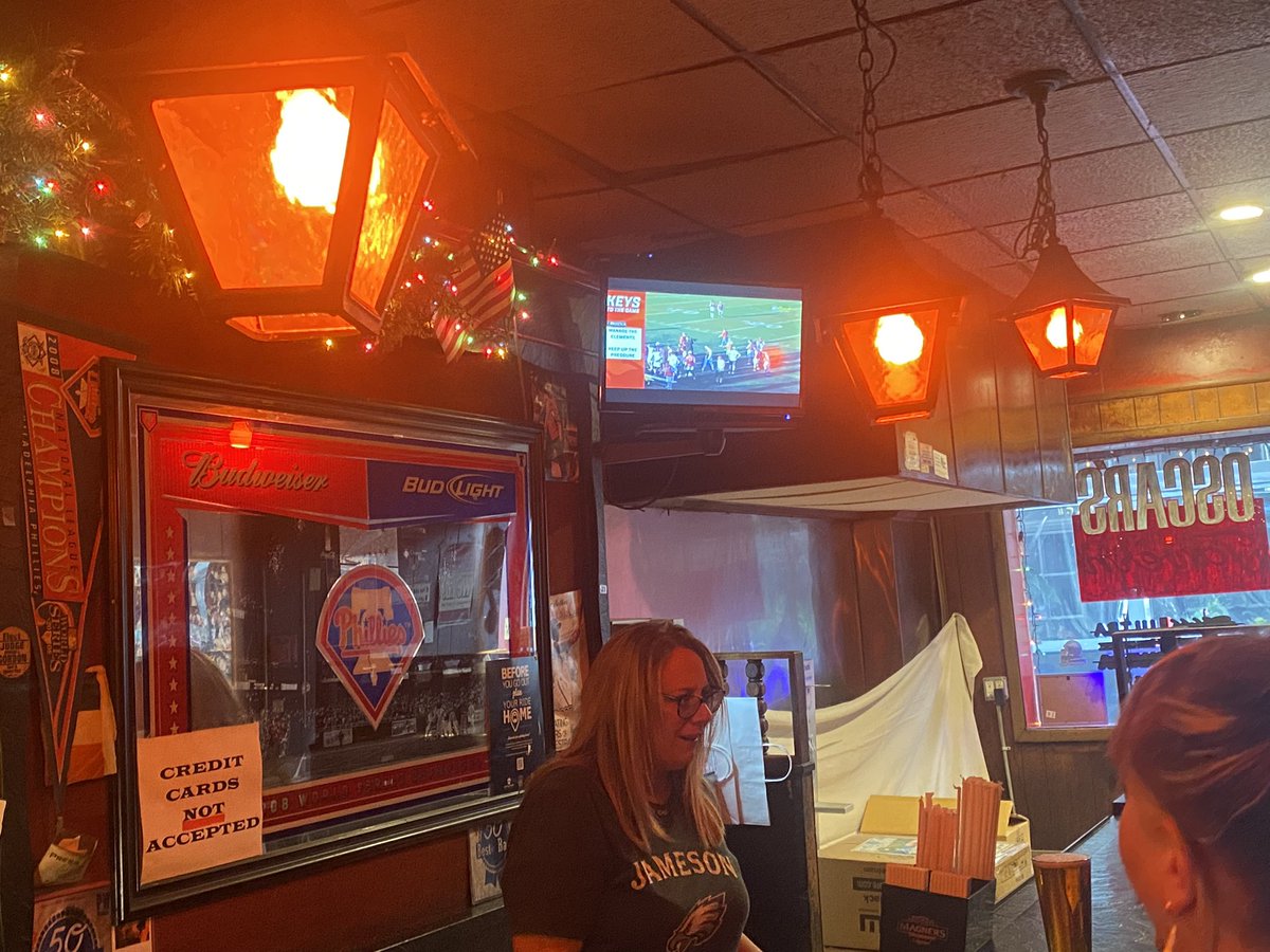I walked into Oscar’s tonight and the TV had the @PHL_Phoenix game on. Mark it down on your calendars, folks. Today is the day we arrived.