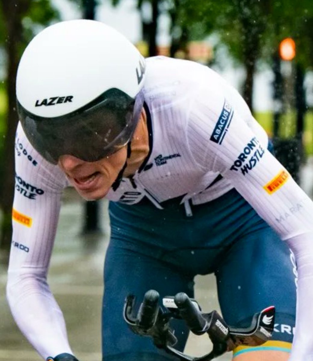 abacusdataca's tweet photo. Amazing time trial at the 🇨🇦 nationals. Matteo comes second with a wicked fast ride. Amazing work team @Toronto_Hustle - we are proud to support you! https://t.co/i5ZPhFLseR