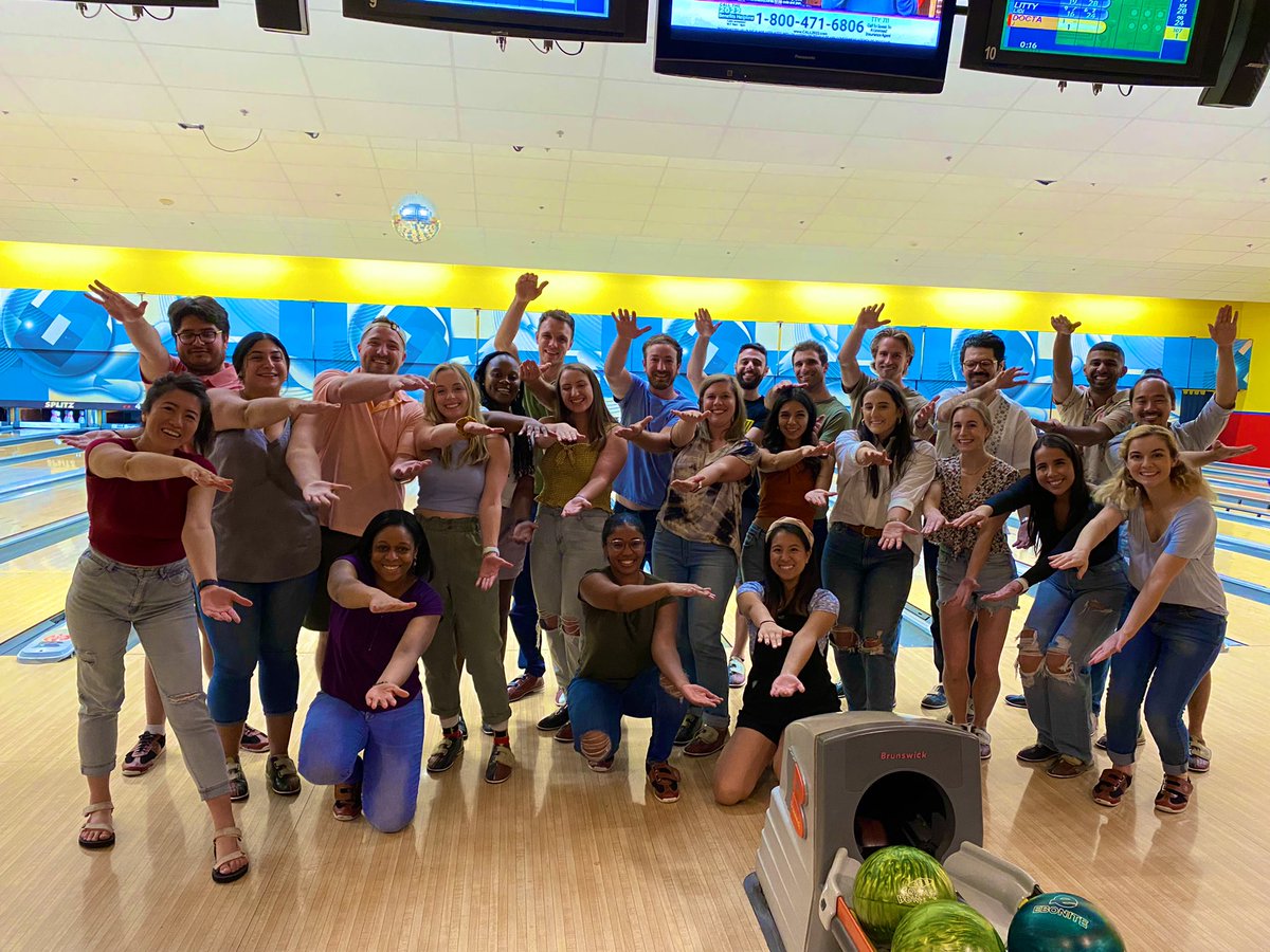 2nd Annual <a href="/UF_Urology/">UF Urology</a> welcome bowling night with the residents, incoming interns, Sub-i’s and APPs was a success! 🎳