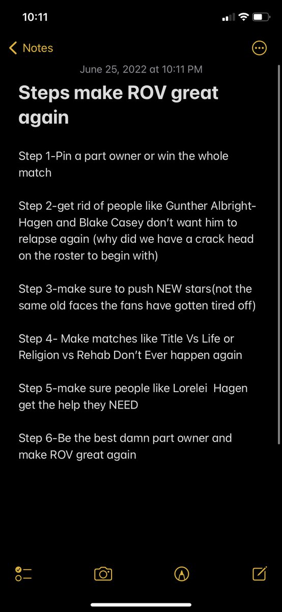 MaterF5's tweet photo. Already thinking of things to fix to make this an ACTUAL wrestling company https://t.co/5vWnvmnSwx