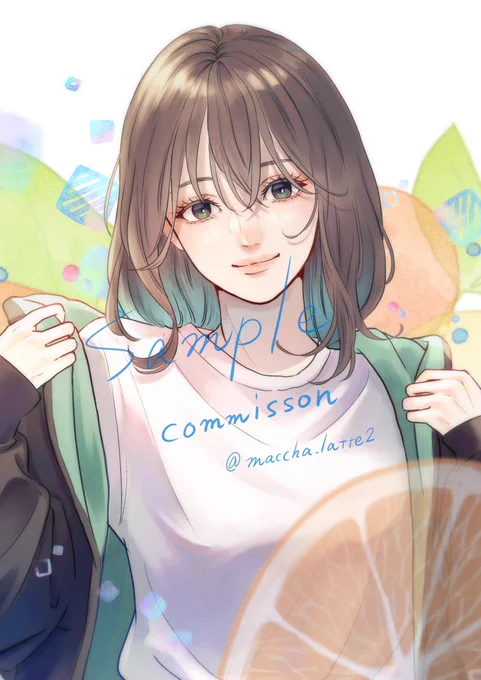 女の子かわいく描けたと思いますご依頼ありがとうございました#illustration 