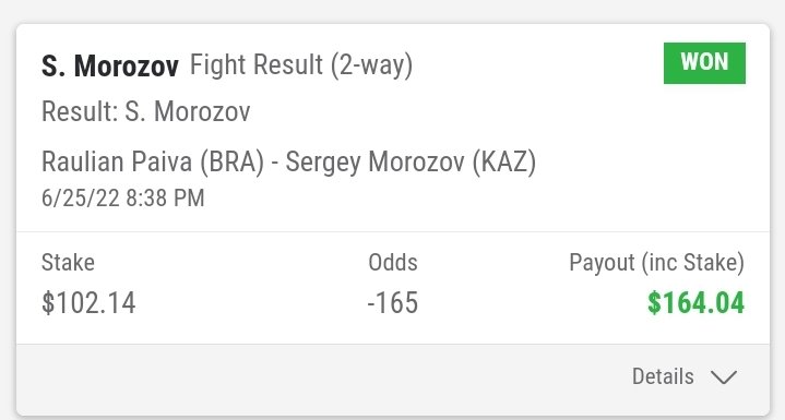 NPlug22's tweet image. It's the max play for me!✅ @VB_MMA_Picks