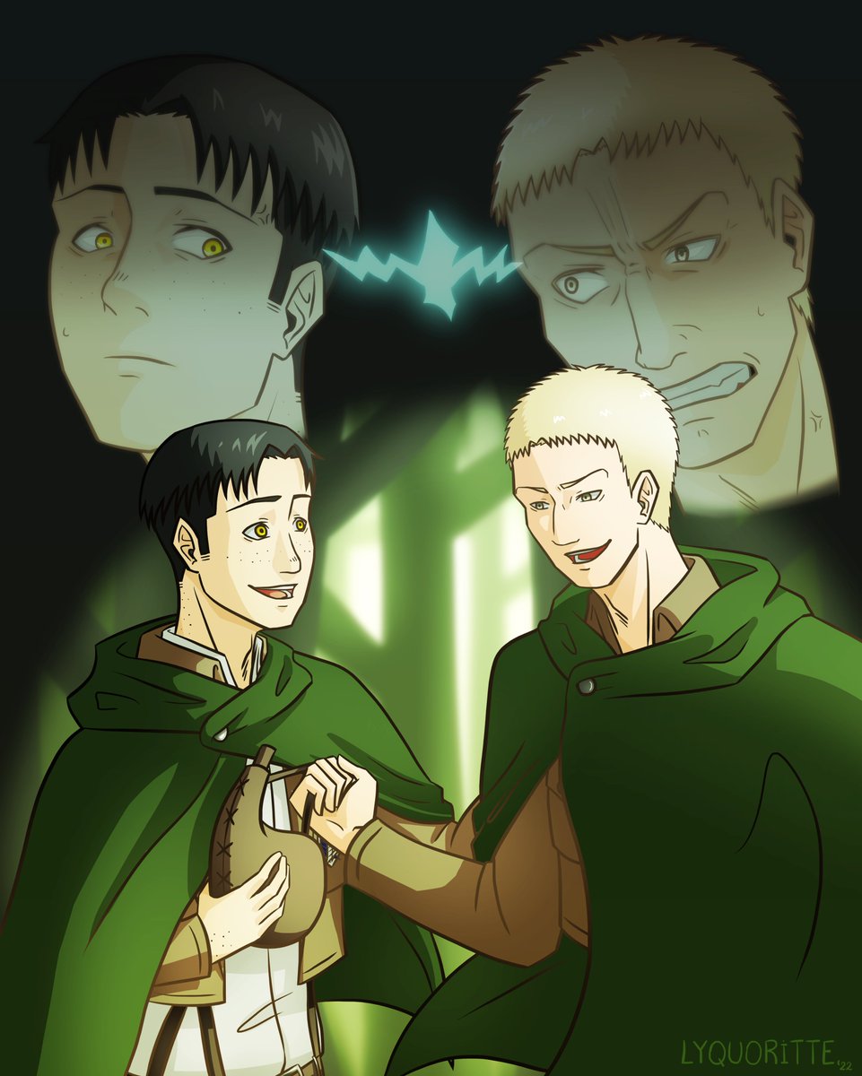 #MarcoBodtWeek2022 Day 7: Fantasy / Enemies

Both have too much to lose.

<a href="/MarcoBodtWeek/">Marco Bodt Week 2022</a>

 #AttackOnTitan #ShingekinoKyojin