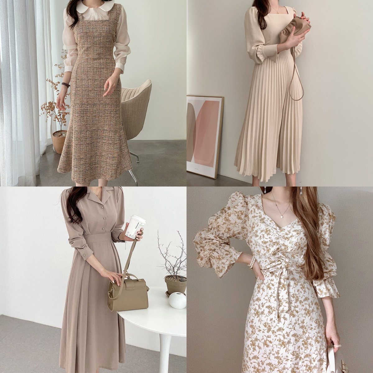 qtpieee's tweet photo. Nude dresses that you can get on @ShopeeMY ✨

A thread:
#SalwaShops https://t.co/Iv30fNTMDU