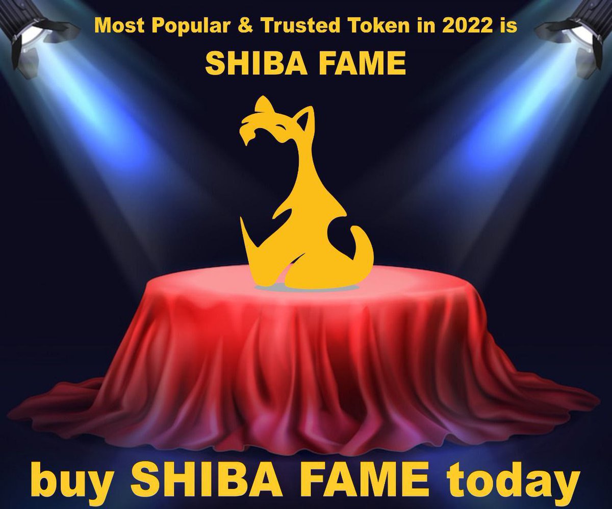 ankitabawanuke's tweet photo. Be among this winning team
#ShibafameToken https://t.co/M82T73VZYy