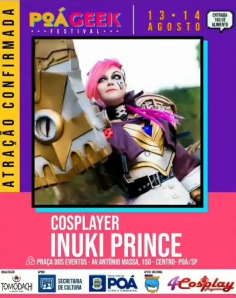 Venham me ver, me dar Amor e Fini - Inuki Prince Cosplay