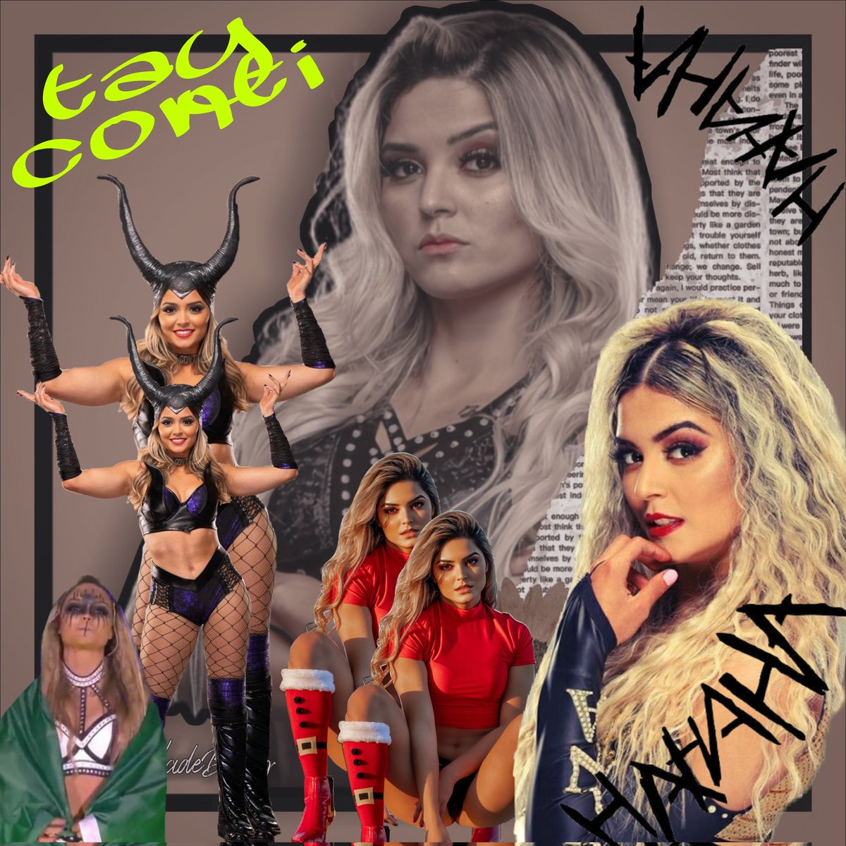 HOPE YOU LIKE IT! ❤🖤 @TayConti_ #AEWDON #AEW #AEWRampage #AEWForbiddenDoor #AEWDynamite