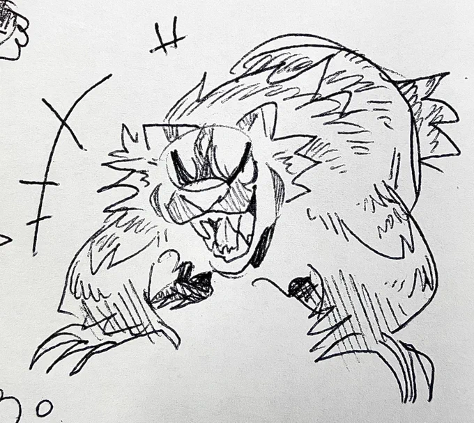 critter draws while working an event 