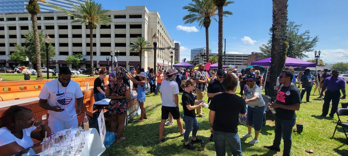 votejoshuahicks's tweet photo. A Prideful 🌈 Saturday. Celebrated the grand opening of the #AmberHouse, which will support homeless LGBTQ+ youth in our community. Thank you @StowersKamren! And then I spoke & attended the “Proud To Say Gay” rally at the courthouse. We aren’t going anywhere. #SayGay #BeYOU 🏳️🌈🏳️⚧️ https://t.co/WqwxsUlbcV