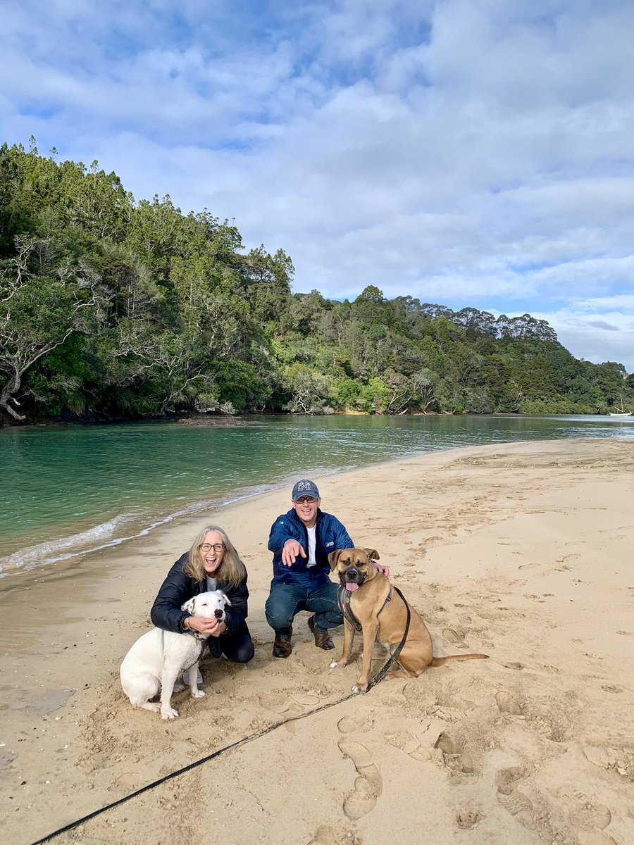 jechittock's tweet photo. Finally met our NZ grandawgies ❤️.      #matapouri #NewZealand https://t.co/pZci8ECz3W