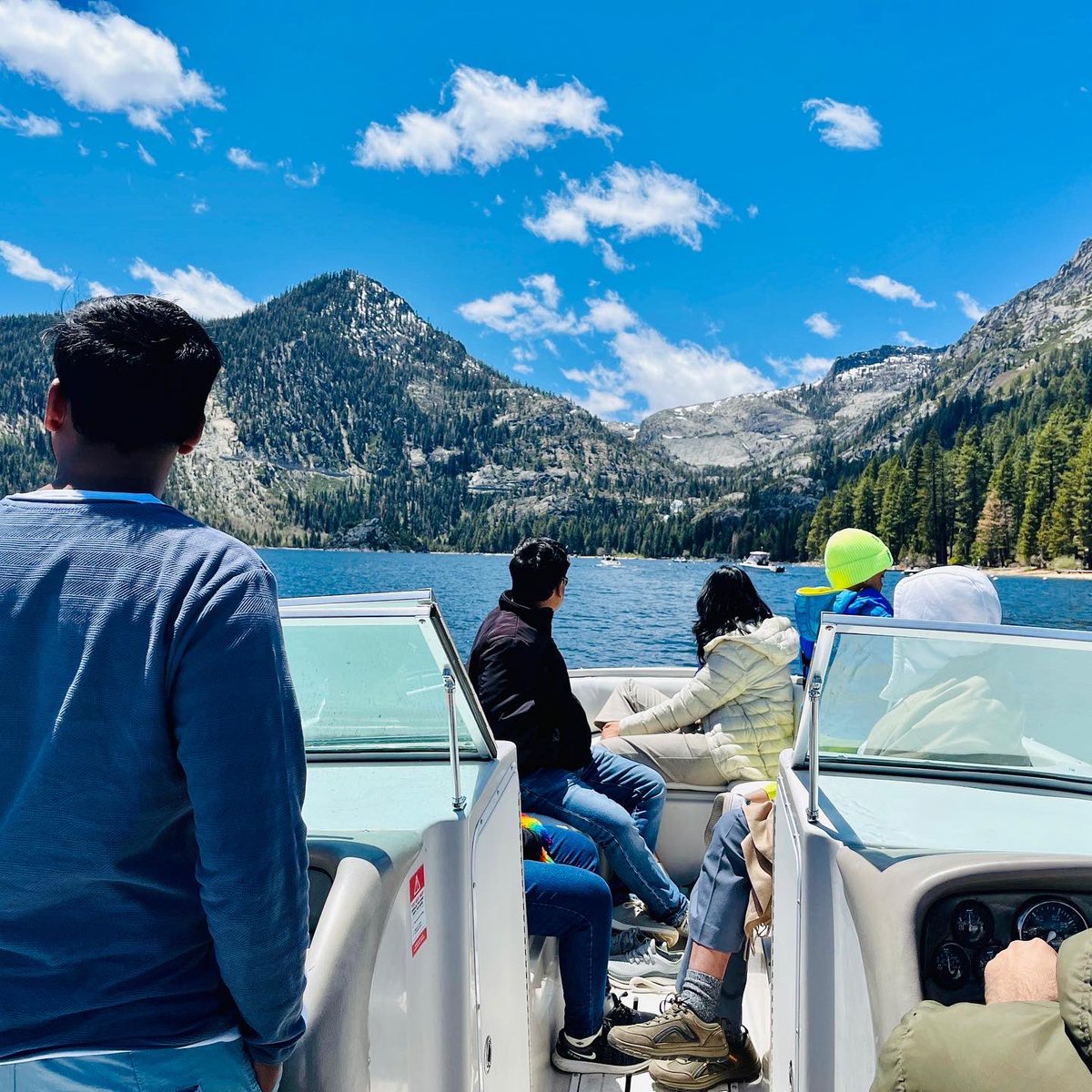 proshish's tweet photo. Like odisha , California had a bit of everything: city, mountains, lakes and beaches. 

One of my favourite experience was in Lake Tahoe. Emerald blues, inviting green Color, white reflection and the epic boat ride with my family

PS:It was disable friendly too

#LakeTahoe https://t.co/X7NVGmyx9A