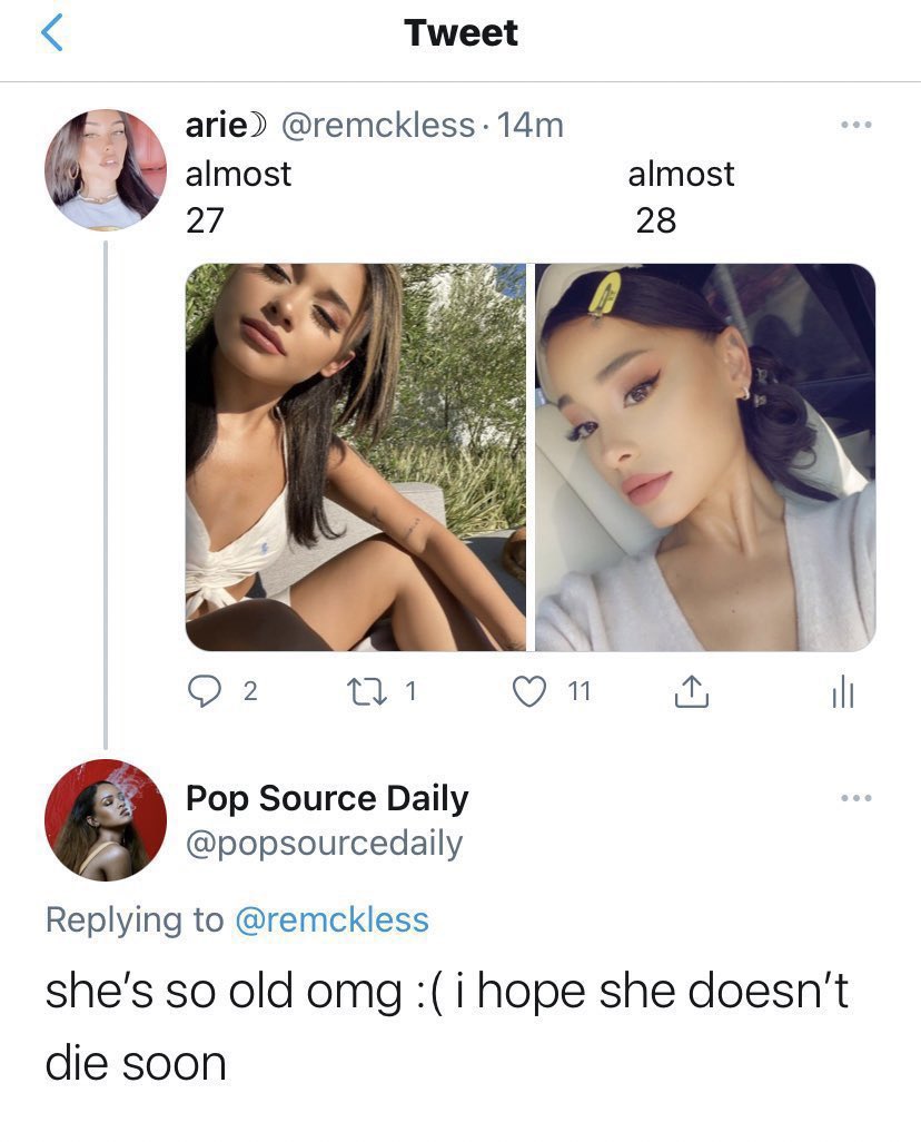 Happy birthday Ariana Grande!  