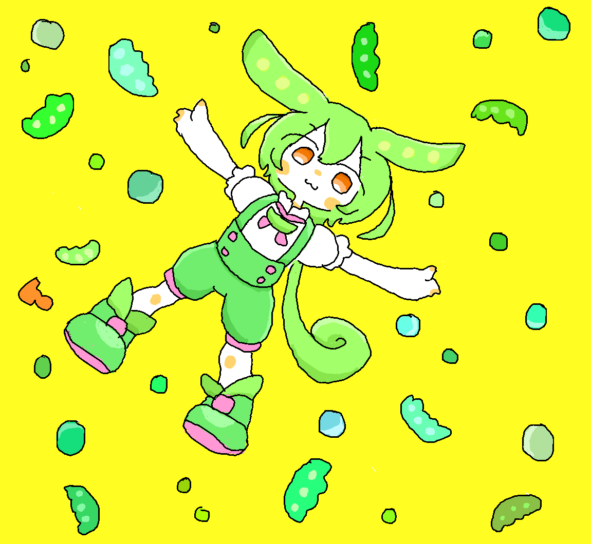 ずんだもん「ずんだもん 」|護魔ムガクのイラスト