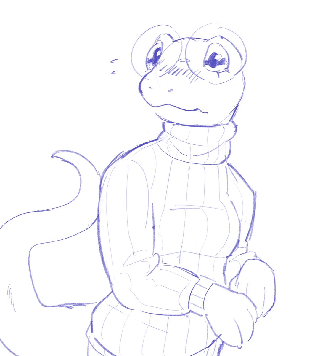 egghead 🍳 on Twitter "shy, tall, bookish salamander girl"