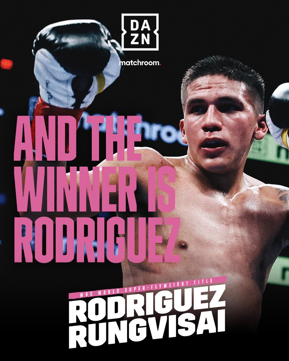 Bam Rodriguez beats Sor Rungvisai in EMPHATIC fashion 👏

#RodriguezRungvisai