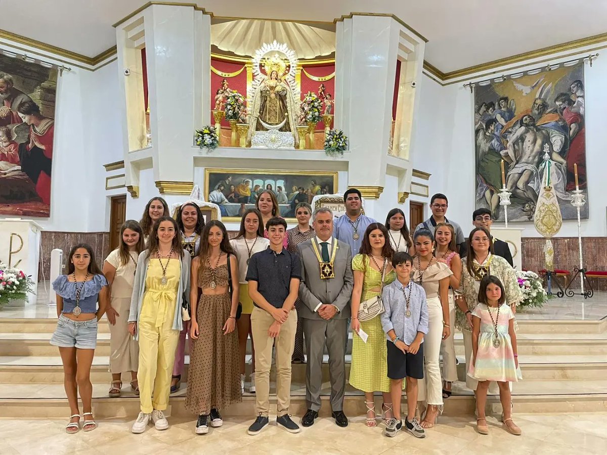 Carmen_Estepona's tweet image. ➡️Los actos han comenzado tras la Sabatina mensual en Honor a nuestra Amantísima Titular, con la presentación del Cartel anunciador de la Festividad de Ntra. Sra. del Carmen 2022. 
El cartelista de este año ha sido el artista jerezano Ángel Cala Oliva.➡️