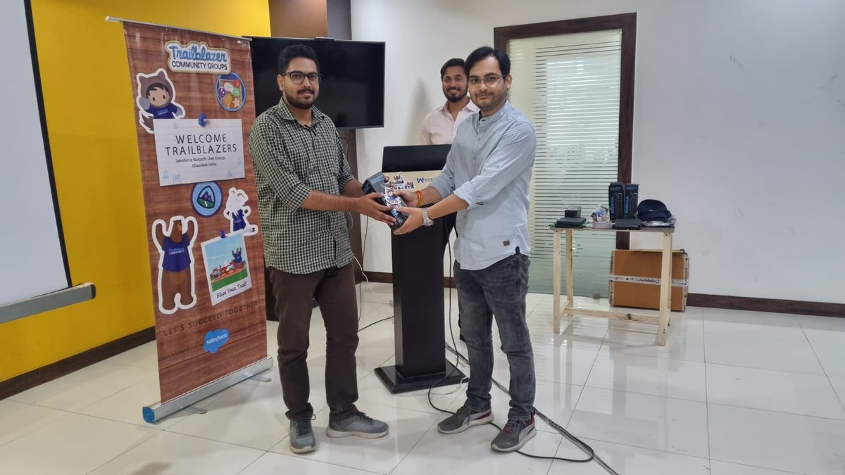 harsh Vardhana 🌩️🌩️ (@harsh20193) on Twitter photo Wonderful event by <a href="/SFNPGhaziabad/">Salesforce Nonprofit User Group, Ghaziabad, India</a> .
Thanks for the wonderful swags .
#sfnpghaziabad #Salesforce #trailblazers Wonderful event by <a href="/SFNPGhaziabad/">Salesforce Nonprofit User Group, Ghaziabad, India</a> .
Thanks for the wonderful swags .
#sfnpghaziabad #Salesforce #trailblazers
