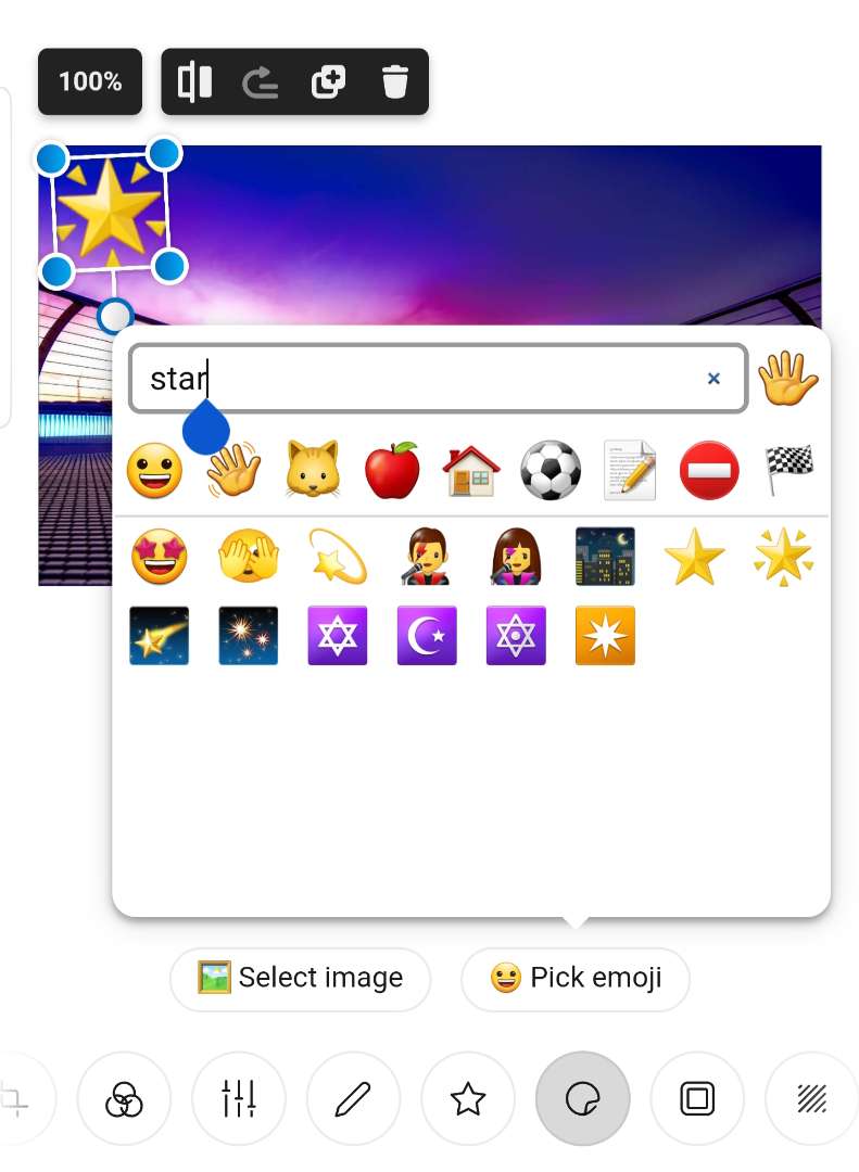 Our Image Editor is now out of beta and now has an Emoji Picker! 🙂 (all plans, free)

#emoji #hopscotch #crop #rotate #filters #overlay #text #emojis #adjustments #image #editor #post #photo #socialmedia #free

Via <a href="/HopscotchSocial/">Hopscotch</a>...