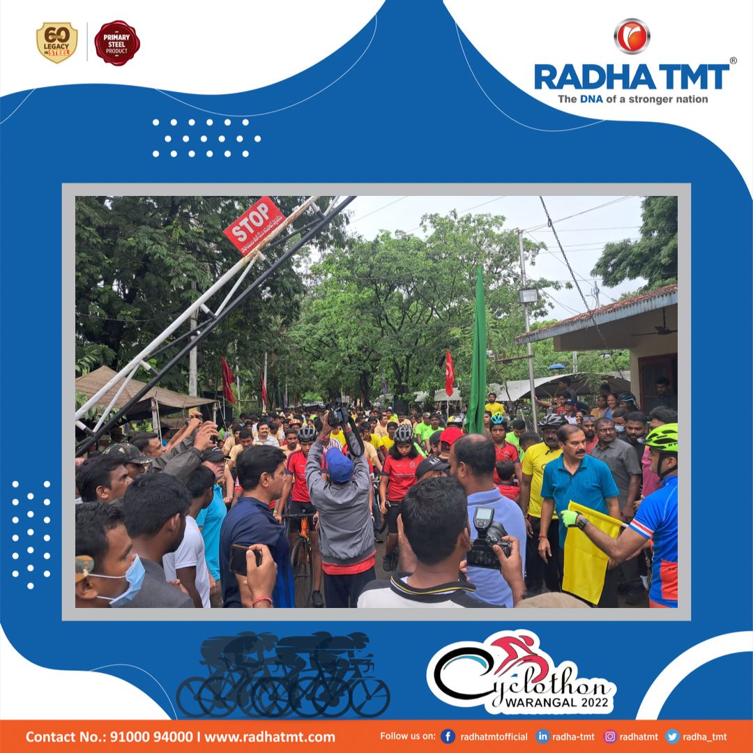 Radha_TMT's tweet photo. A truly spirited and much-needed environment with everyone taking a ride towards the finish line and peddling towards health.
#radhatmt #radhatmt550 #radhatmtbars #cyclothon #cyclothonwarangal #cyclists #sports #internationaldrugsday https://t.co/tZuT9aPzYE