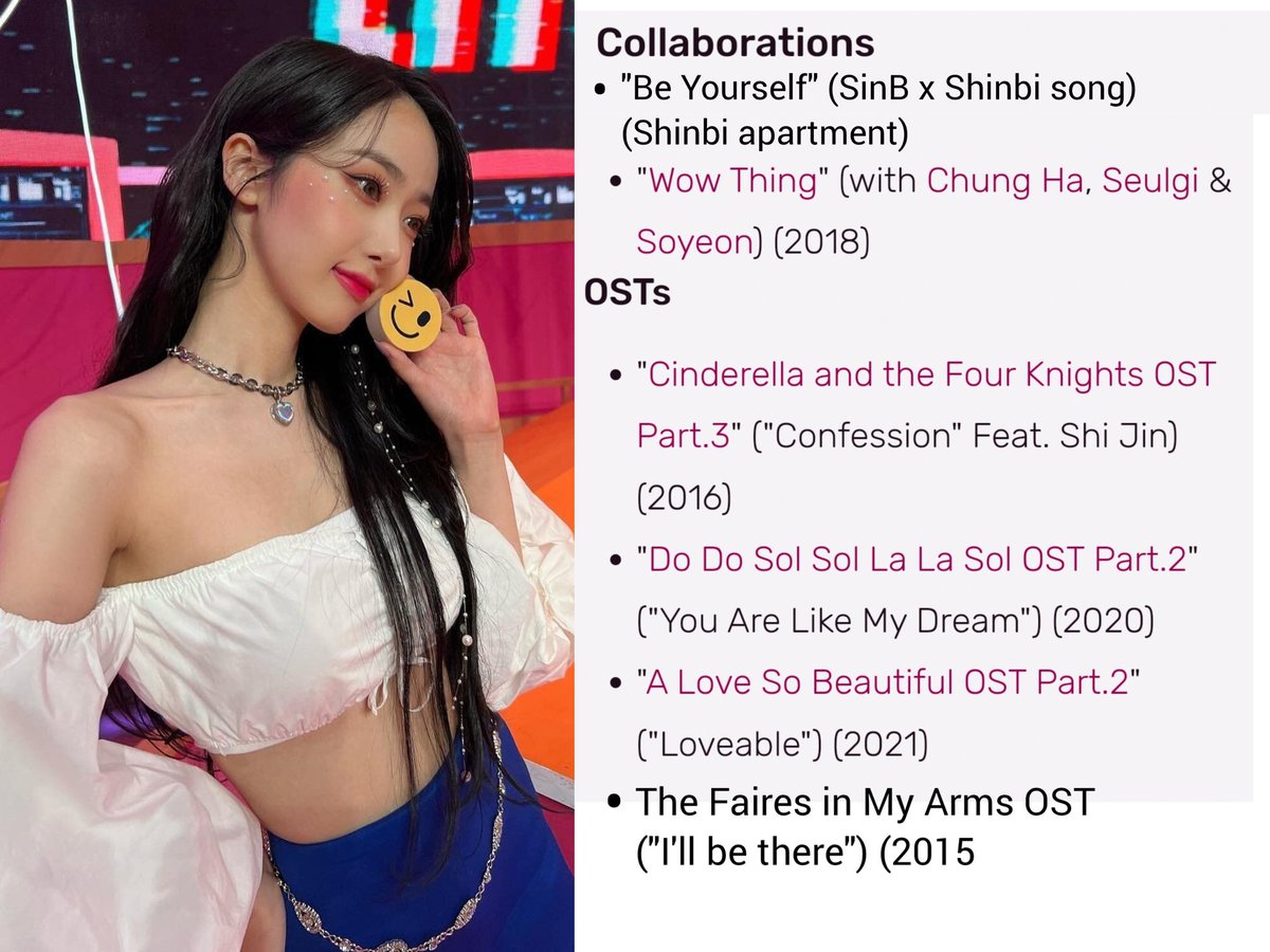 hebsource's tweet photo. lead vocalist Eunha, main dancer SinB and sub vocalist Umji getting all these OST and collaboration offers on their own since debut 👑 https://t.co/E2hCdLsxbW