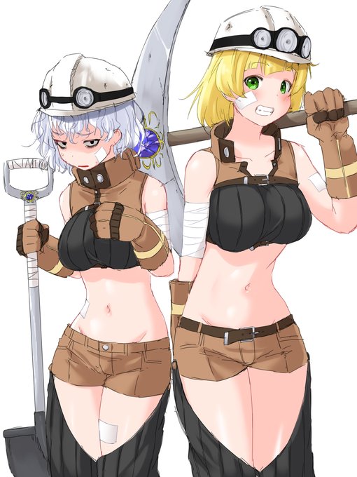 運が悪い娘(左)と運が良い娘(右)のコンビ 