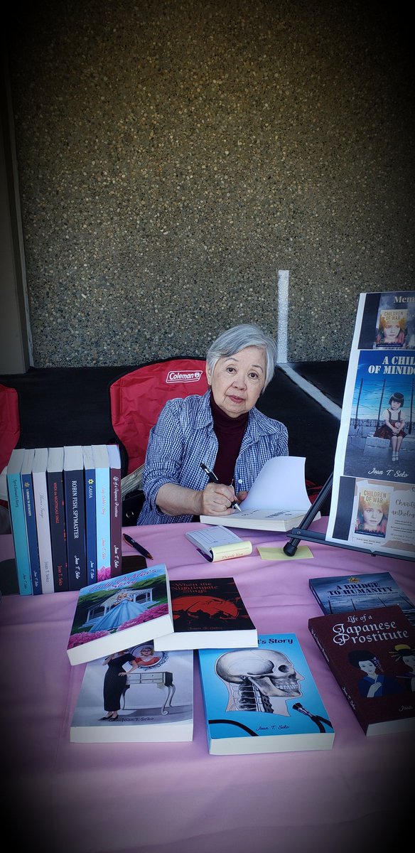 KYSAuthor's tweet image. Ayame Kai Summer Craft Fair with author, Joan T. Seko.
#donations 
#elderlycare 
#fun
#crafts
#food
#childrensbooks 
#historicalfiction