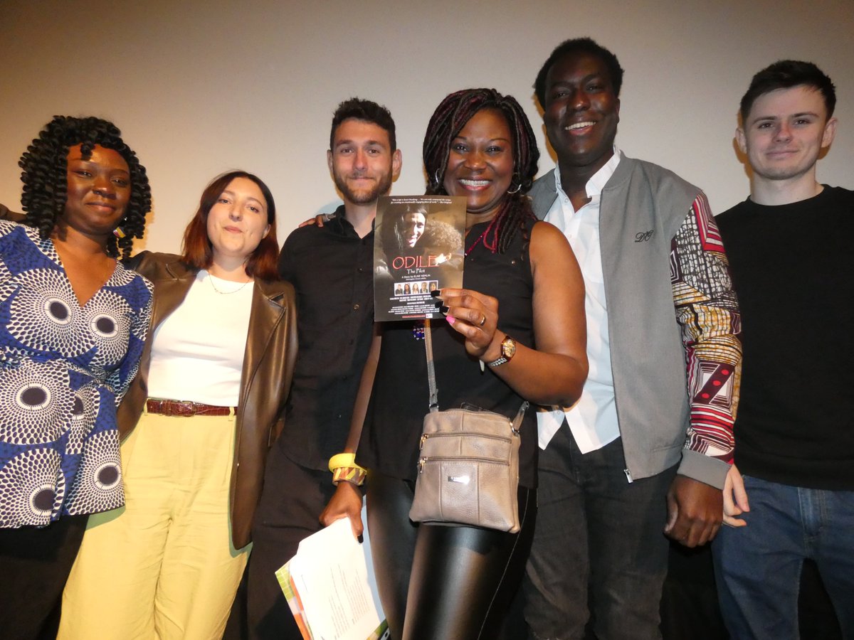 MayFilmworks's tweet photo. Thrilled to share a first batch of images from yesterday Premiere! Great seeing again the awesome cast and crew! What a beautiful time it was with cast members Nikki Zag Christophe Delesques Sona Vyas Dunne Sanjiv Hayre and 14 years old Taye Junaid-Evans AND the crew👏💋 https://t.co/A0RCxlHSHc