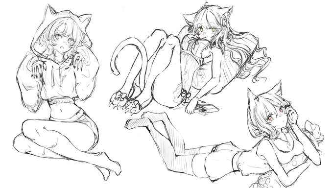 ^._.^ #イラスト  #落書き 