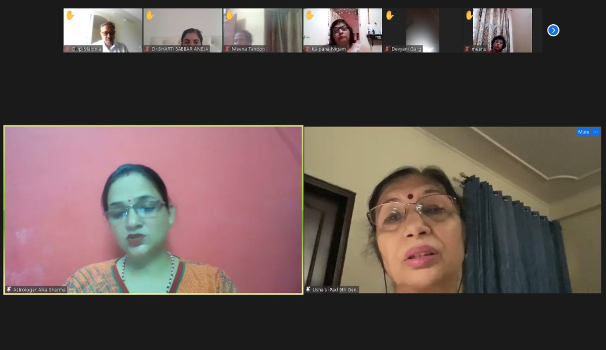 Iriwindia's tweet photo. #IRIW #AstrologyClasses #Astrology#
दिनांक 25 जून 2022 को ज्योतिष कोर्स प्रणव बैच की कक्षा में आदरणीय आचार्या अलका शर्मा जी ने ‘नक्षत्र’ विषय से संबंधित विद्यार्थियों की शंकाओं का निवारण किया |
यदि आप भी ज्योतिष सीखना चाहते हैं तो कृपया इस नंबर कॉल/व्हाट्सएप करें – 9412218954 https://t.co/okllEsvvwJ