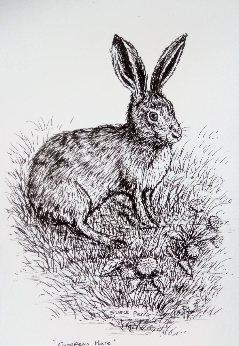 I'm really happy that @Slack70 bought my little hare at the #TAE22 @twitrartexhibit show- thank you so much Louise! There are many lovely artworks still on sale today at the Hiscox Building in York & if you can't go, on sale online from 29th June- all to help @encephalitis 🥰🐇👍