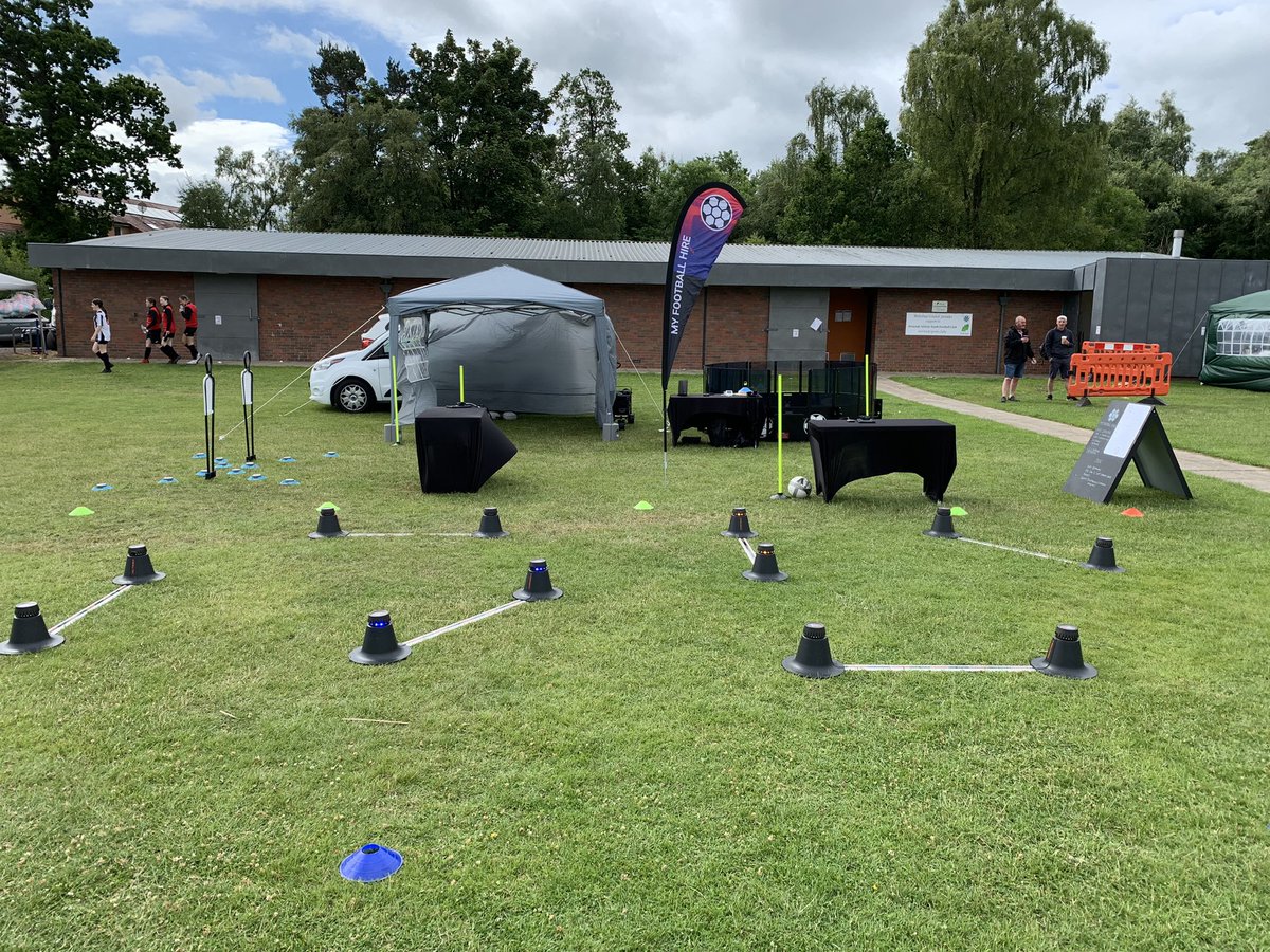All setup and ready to go for the <a href="/HFCGirlsAcademy/">Hibernian Girls' & Women</a> tournament today. Some great games and goals already this morning. Top score on the ICON currently 69 on Maestro for 40s. 
<a href="/ESA_UK/">Elite Skills Arena</a> <a href="/SmartGoalsSport/">SmartGoals</a> <a href="/BlazePod/">BlazePod</a> <a href="/rezzil/">Rezzil ®</a>