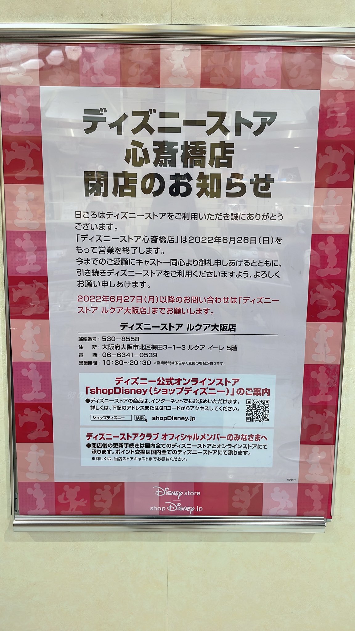 ディズニーストア心斎橋 Twitter Search Twitter