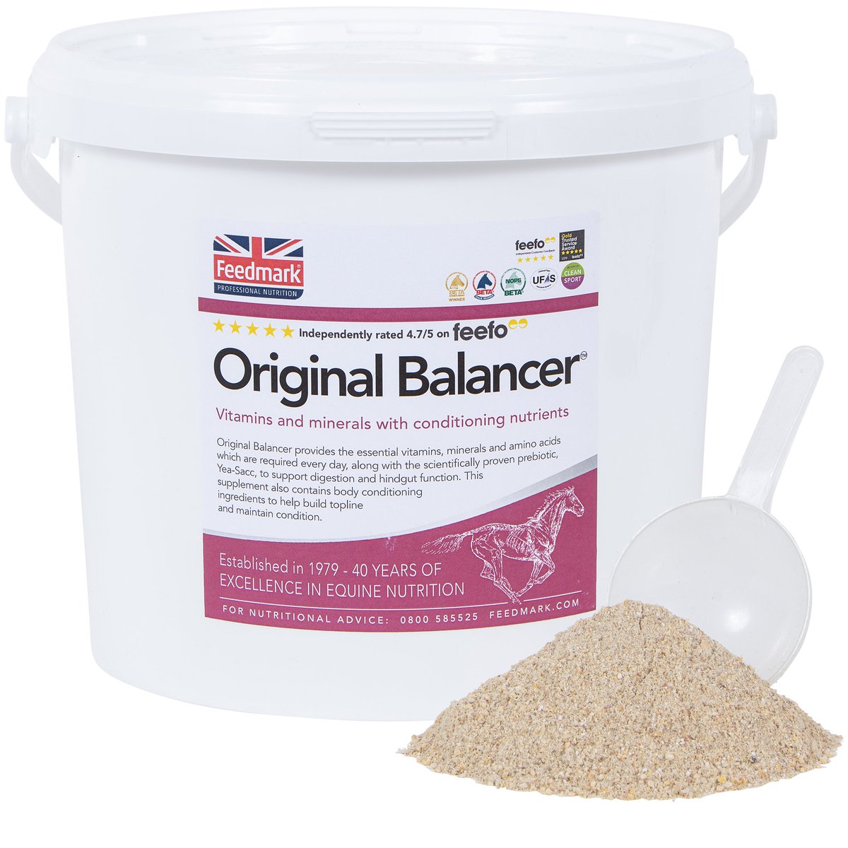 Feedmark's tweet image. Original Balancer™ provides the essential vitamins, minerals and amino acids which are required every day, along with the scientifically proven probiotic Yea-Sacc®, to support digestion and hindgut function.

feedmark.com/en/original-ba…

#feedmark #fedonfeedmark