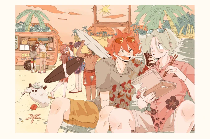 夏 だ〜〜〜〜〜!🏖☀️🏄 