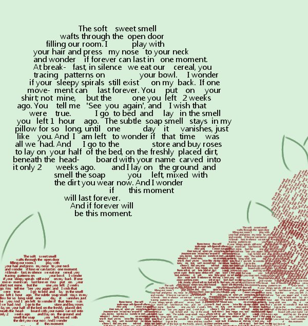 Natalieee9999's tweet photo. I’m very interested in visual poems and this is my favorite one! #ECL220 https://t.co/swxkAQlvZy