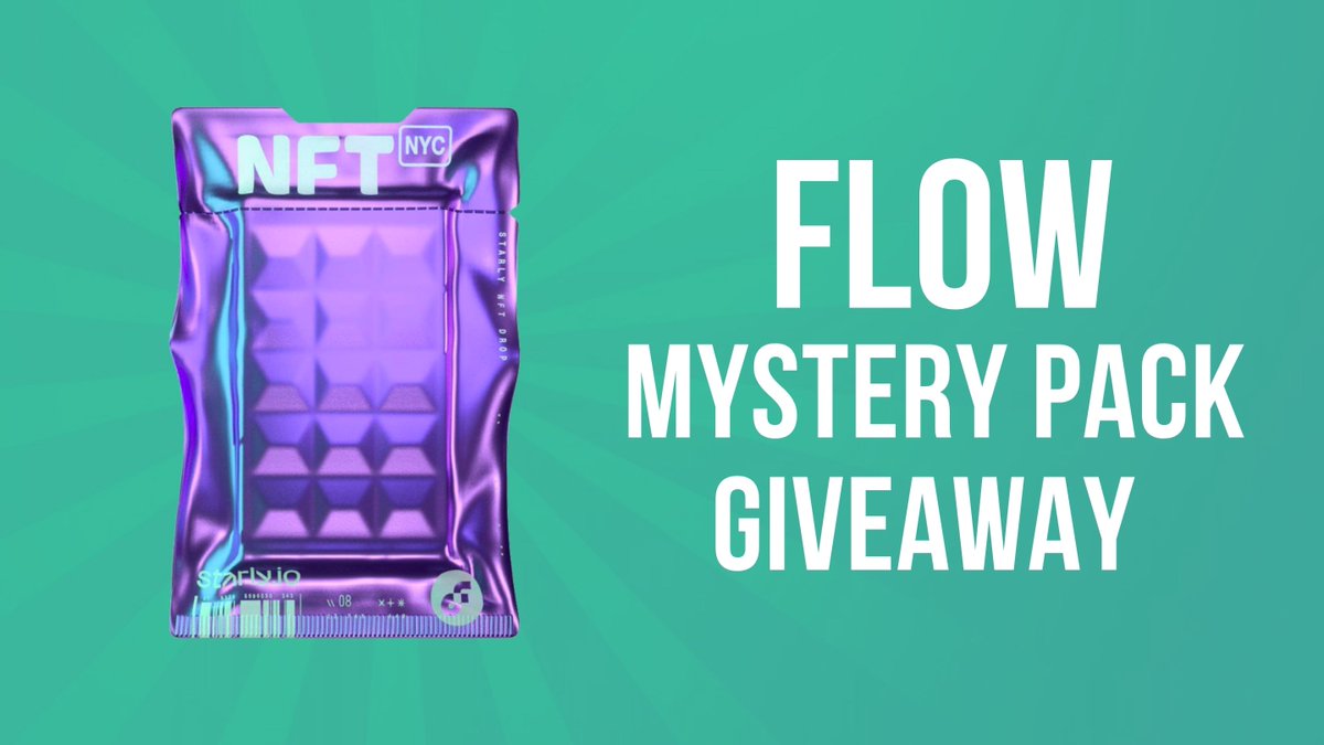 We're giving away 30 <a href="/flow_blockchain/">Flow.com</a> Mystery Packs to people who weren't able to make it to <a href="/NFT_NYC/">NFT.NYC</a> #NFTNYC 🎉🥳

To enter:

1. Follow <a href="/flowverse_/">Flowverse 🌊 - Discover Flow Blockchain</a> and <a href="/flow_blockchain/">Flow.com</a> 
2. RT this tweet
3. Tag 3 friends

BONUS: Subscribe to forms.gle/d8uVfv8dM7ENEB…