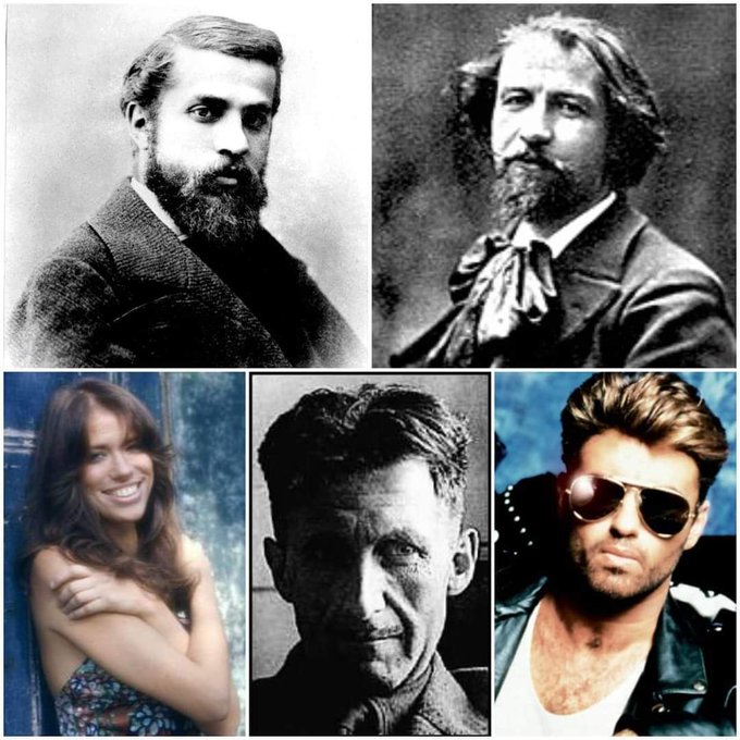 Happy Birthday to Antoni Gaudi, Gustave Charpentier, 
Carly Simon, George Orwell, and George Michael! 