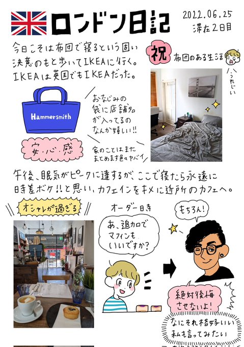 ロンドン日記︰滞在2日目 