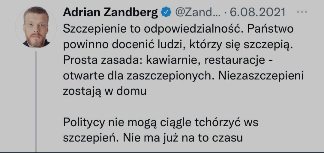 panbialy's tweet photo. @ZandbergRAZEM SEGREGACJA SANITARNA! https://t.co/CE1csTBjj2